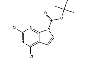 tert-Butyl 2,4-dichloro-7H-pyrrolo[2,3-d]pyrimidine-7-carboxylate, 1038588-24-7, undefined, 