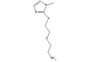 2-(2-((1-Methyl-1H-imidazol-2-yl)thio)ethoxy)ethan-1-amine, 1699600-02-6, undefined, 