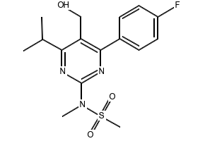 4-(4-Fluorophenyl)-6-isopropyl-2-[(N-methyl-N-methylsufonyl)amino]pyrimidine-5-yl-methanol, 147118-36-3, undefined, 