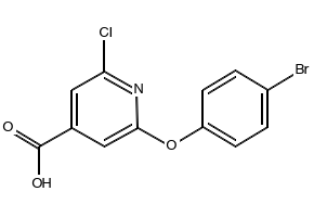 2-(4-Bromophenoxy)-6-chloropyridine-4-carboxylic acid, 773099-34-6, undefined, 