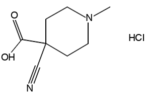 4-Cyano-1-methylpiperidine-4-carboxylic acid hydrochloride, 2402830-31-1, undefined, 