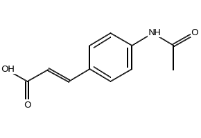 3-(4-Acetamidophenyl)acrylic acid