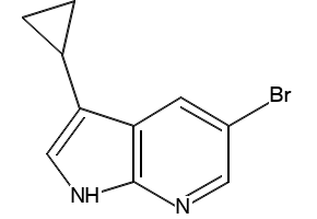 5-Bromo-3-cyclopropyl-1H-pyrrolo[2,3-b]pyridine, 1256818-80-0, undefined, 