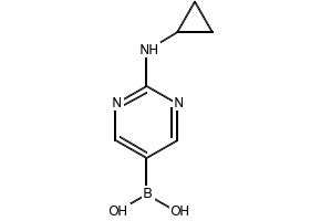 (2-(Cyclopropylamino)pyrimidin-5-yl)boronic acid, 1312942-14-5, undefined, 