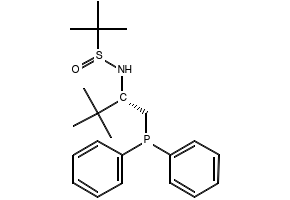 [S(R)]-N-[(1S)-1-[(Diphenylphosphino)methyl]-2,2-dimethylpropyl]-2-methyl-2-propanesulfinamide, 1853342-54-7, undefined, 