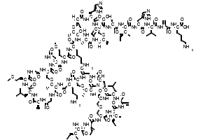 (2-((S)-2-((S)-2-((2S,3S)-2-((S)-2-((1S,4S,7S,8S,11R,14S,17R,20S)-14-((1H-Imidazol-5-yl)methyl)-7-((S)-6-amino-2-((S)-2-((S)-4-amino-2-((3R,9S,12S,15S,21S,22S)-21-((S)-6-amino-2-((6R,9S,10S,15aS)-10-((3R,6S,12S,15S)-15-((Z)-2-((2S,3S)-2-amino-3-methylpentanamido)but-2-enamido)-12-((S)-sec-butyl)-6-isobutyl-9-methylene-5,8,11,14-tetraoxo-1-thia-4,7,10,13-tetraazacyclohexadecane-3-carboxamido)-9-methyl-1,4,11-trioxododecahydro-1H,9H-pyrrolo[2,1-i][1]thia[4,7,10]triazacyclotridecine-6-carboxamido)hexanamido)-12-isobutyl-15,22-dimethyl-9-(2-(methylthio)ethyl)-5,8,11,14,17,20-hexaoxo-1-thia-4,7,10,13,16,19-hexaazacyclodocosane-3-carboxamido)-4-oxobutanamido)-4-(methylthio)butanamido)hexanamido)-4,8,20-trimethyl-3,6,12,15,21-pentaoxo-9,19-dithia-2,5,13,16,22-pentaazabicyclo[9.9.2]docosane-17-carboxamido)-3-hydroxypropanamido)-3-methylpentanamido)-3-(1H-imidazol-5-yl)propanamido)-3-methylbutanamido)acryloyl)-L-lysine