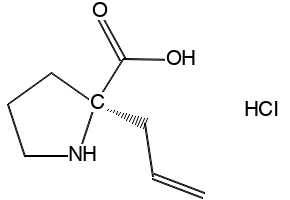 (2R)-2-allyl-2-pyrrolidinecarboxylic acid hydrochloride, 177206-69-8, undefined, 