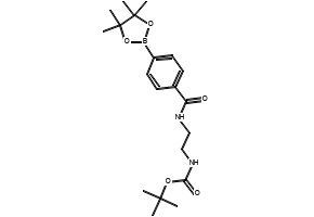 tert-Butyl (2-(4-(4,4,5,5-tetramethyl-1,3,2-dioxaborolan-2-yl)benzamido)ethyl)carbamate, 1312069-26-3, undefined, 