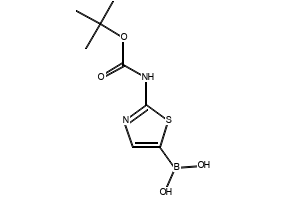 [2-[(2-methylpropan-2-yl)oxycarbonylamino]-1,3-thiazol-5-yl]boronic acid, 1025492-91-4, undefined, 