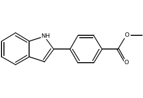 Methyl 4-(1H-indol-2-yl)benzoate, 485321-10-6, undefined, 