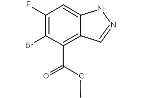 Methyl 5-bromo-6-fluoro-1H-indazole-4-carboxylate, 1037841-25-0, undefined, 