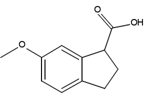 6-Methoxy-2,3-dihydro-1h-indene-1-carboxylic acid, 62956-62-1, undefined, 