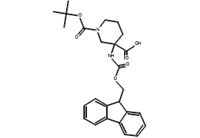 1-Boc-3-Fmoc-amino-3-piperidinecarboxylic acid, 368866-21-1, undefined, 