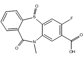 7-Fluoro-10-methyl-11-oxo-10,11-dihydrodibenzo[b,f][1,4]thiazepine-8-carboxylic acid 5-oxide, 2940952-87-2, undefined, 