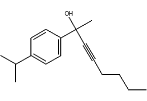 2-(4-isopropylphenyl)oct-3-yn-2-ol