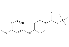 4-(6-Methoxy-pyrimidin-4-ylamino)-piperidine-1-carboxylic acid tert-butyl ester, 1353955-46-0, undefined, 