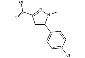 5-(4-Chlorophenyl)-1-methyl-1H-pyrazole-3-carboxylic acid, 957513-70-1, undefined, 