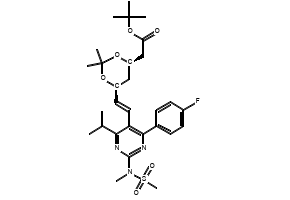 tert-Butyl 2-((4R,6S)-6-((E)-2-(4-(4-fluorophenyl)-6-isopropyl-2-(N-methylmethylsulfonamido)pyrimidin-5-yl)vinyl)-2,2-dimethyl-1,3-dioxan-4-yl)acetate, 289042-12-2, undefined, 