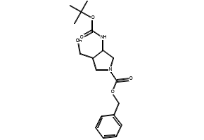 Benzyl3-((tert-Butoxycarbonyl)amino)-4-(hydroxymethyl)pyrrolidine-1-carboxylate, 1255099-67-2, undefined, 