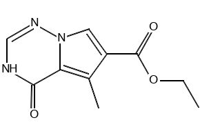 Ethyl 5-methyl-4-oxo-1,4-dihydropyrrolo[2,1-f][1,2,4]triazine-6-carboxylate, 427878-70-4, undefined, 
