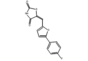 5-((5-(4-Fluorophenyl)furan-2-yl)methylene)thiazolidine-2,4-dione, 328960-84-5, undefined, 