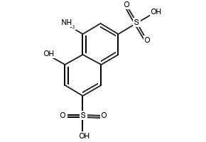4-Amino-5-hydroxynaphthalene-2,7-disulfonic acid, 90-20-0, undefined, 