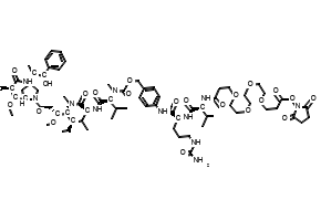 2,5-Dioxopyrrolidin-1-yl (6S,9S)-1-amino-6-((4-((5S,8S,11S,12R)-11-((S)-sec-butyl)-12-(2-((S)-2-((1R,2R)-3-(((1S,2R)-1-hydroxy-1-phenylpropan-2-yl)amino)-1-methoxy-2-methyl-3-oxopropyl)pyrrolidin-1-yl)-2-oxoethyl)-5,8-diisopropyl-4,10-dimethyl-3,6,9-trioxo-2,13-dioxa-4,7,10-triazatetradecyl)phenyl)carbamoyl)-9-isopropyl-1,8,11-trioxo-14,17,20,23-tetraoxa-2,7,10-triazahexacosan-26-oate