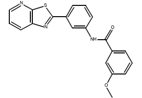 Benzamide, 3-methoxy-N-(3-thiazolo[5,4-b]pyridin-2-ylphenyl), 863589-52-0, undefined, 