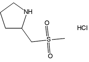 2-((Methylsulfonyl)methyl)pyrrolidine hydrochloride, 2098084-15-0, undefined, 