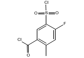5-(Chlorosulfonyl)-4-fluoro-2-methylbenzoyl chloride, 1594864-96-6, undefined, 