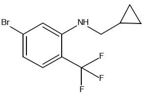 5-Bromo-N-(cyclopropylmethyl)-2-(trifluoromethyl)aniline, 1700170-15-5, undefined, 