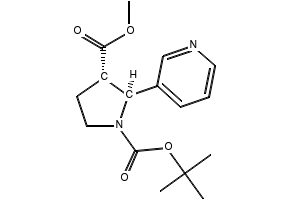 trans-1-tert-Butyl 3-methyl 2-(pyridin-3-yl)pyrrolidine-1,3-dicarboxylate, 2177263-20-4, undefined, 