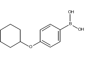 (4-(Cyclohexyloxy)phenyl)boronic acid, 570398-88-8, undefined, 