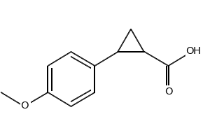 2-(4-Methoxyphenyl)cyclopropane-1-carboxylic acid, 92016-94-9, undefined, 