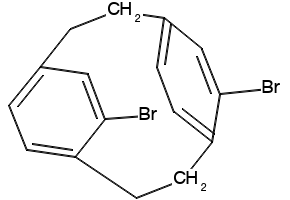 pseudo-meta-5,12-Dibromotricyclo[8.2.2.24,7]hexadeca-4,6,10,12,13,15-hexaene, 23927-42-6, undefined, 
