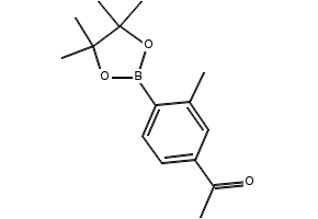 1-(3-Methyl-4-(4,4,5,5-tetramethyl-1,3,2-dioxaborolan-2-yl)phenyl)ethanone, 1321848-43-4, undefined, 