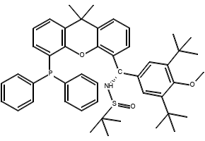 (R)-N-((S)-(3,5-Di-tert-butyl-4-methoxyphenyl)(5-(diphenylphosphanyl)-9,9-dimethyl-9H-xanthen-4-yl)methyl)-2-methylpropane-2-sulfinamide, 2565792-28-9, undefined, 