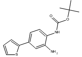 tert-Butyl (2-amino-4-(thiophen-2-yl)phenyl)carbamate, 335255-43-1, undefined, 