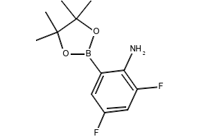 2,4-Difluoro-6-(4,4,5,5-tetramethyl-1,3,2-dioxaborolan-2-yl)aniline, 1415568-78-3, undefined, 