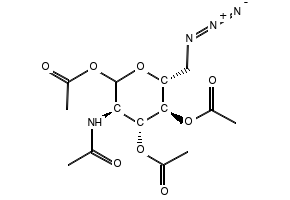 (3R,4R,5R,6R)-3-Acetamido-6-(azidomethyl)tetrahydro-2H-pyran-2,4,5-triyl triacetate, 487027-19-0, undefined, 