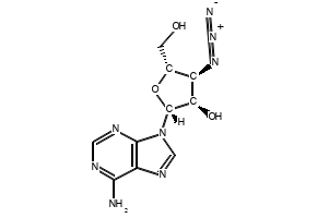 (2R,3R,4S,5S)-2-(6-Amino-9H-purin-9-yl)-4-azido-5-(hydroxymethyl)tetrahydrofuran-3-ol, 58699-62-0, undefined, 