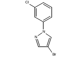 4-Bromo-1-(3-chlorophenyl)-1H-pyrazole, 957034-94-5, undefined, 
