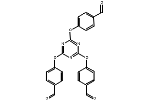 4,4′,4″-((1,3,5-Triazine-2,4,6-triyl)tris(oxy))tribenzaldehyde, 3140-75-8, undefined, 