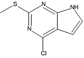 4-Chloro-2-(methylthio)-7H-pyrrolo[2,3-d]pyrimidine, 57564-94-0, undefined, 