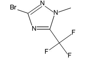 3-Bromo-1-methyl-5-(trifluoromethyl)-1H-1,2,4-triazole, 1609402-81-4, undefined, 