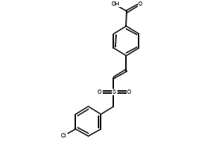 (E)-4-(2-((4-Chlorobenzyl)sulfonyl)vinyl)benzoic acid, 334969-03-8, undefined, 