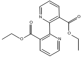 Diethyl [2,2'-bipyridine]-3,3'-dicarboxylate, 1762-36-3, undefined, 