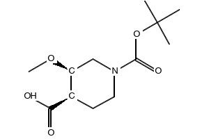 cis-1-(tert-Butoxycarbonyl)-3-methoxypiperidine-4-carboxylic acid, 1415741-35-3, undefined, 