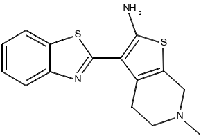 3-(1,3-Benzothiazol-2-yl)-6-methyl-4,5,6,7-tetrahydrothieno[2,3-c]pyridin-2-amine, 1006596-05-9, undefined, 