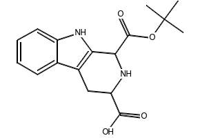 1-(tert-Butoxycarbonyl)-2,3,4,9-tetrahydro-1H-pyrido[3,4-b]indole-3-carboxylic acid, 1910779-16-6, undefined, 